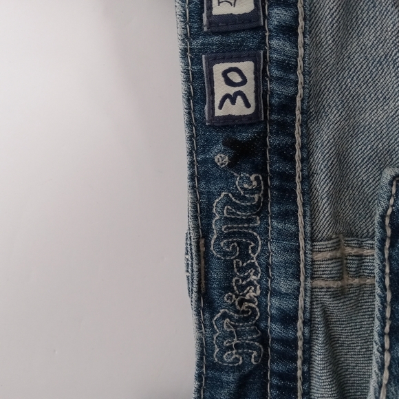 MISS ME WOMEN'S BLUE JEANS SIZE 30 WAIST MEASURES 15.5" ACROSS VGC‎ - Picture 7 of 9
